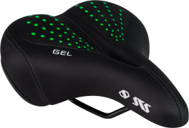 Седло STS 537BF 260x180мм GEL Black-Green