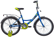 Велосипед NOVATRACK URBAN 20" без доп. колес (2022) синий